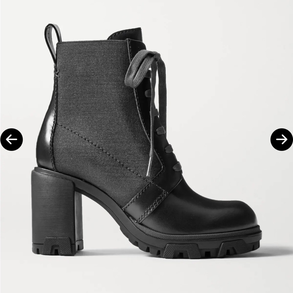 Excellent Condition Rag and Bone Black Shaye High Combat Boot Size 40